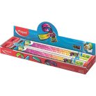 MAPED Vonalzó, műanyag, 30 cm, MAPED "Twist'n Flex Decor"