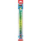 MAPED Vonalzó, műanyag, törhetetlen, 30 cm, MAPED "Twist'n Flex Decor Animals", vegyes színek