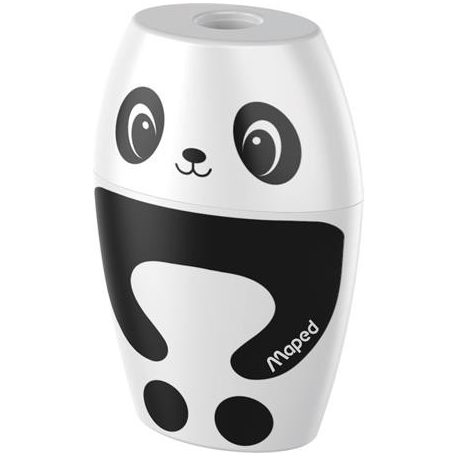 MAPED Hegyező, egylyukú, tartályos, MAPED "Shakky Fancy", panda és pingvin, vegyes formák