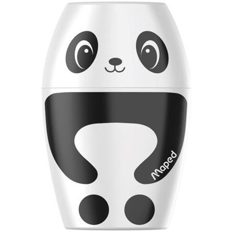 MAPED Hegyező, egylyukú, tartályos, MAPED "Shakky Fancy", panda és pingvin, vegyes formák