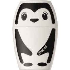   MAPED Hegyező, egylyukú, tartályos, MAPED "Shakky Fancy", panda és pingvin, vegyes formák