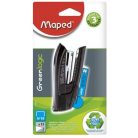 MAPED Tűzőgép, No. 10, 15 lap, MAPED "Greenlogic Pocket", vegyes színek