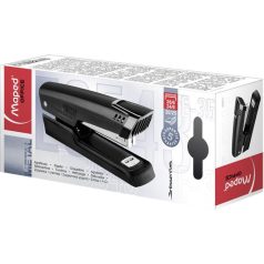   MAPED Tűzőgép, 24/6, 26/6, 20 lap, MAPED "Essentials Half-Strip", fekete