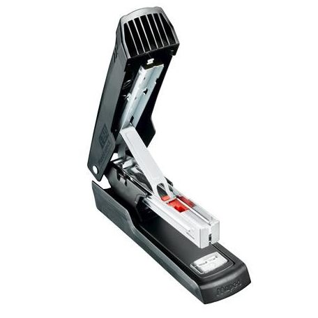 MAPED Tűzőgép, 24/6, 26/6, 20 lap, MAPED "Essentials Half-Strip", fekete