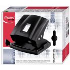 MAPED Lyukasztó, kétlyukú, 35 lap, fém, MAPED "Essentials 35", fekete