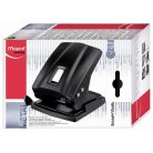 MAPED Lyukasztó, kétlyukú, 45 lap, fém, MAPED "Essentials 45", fekete
