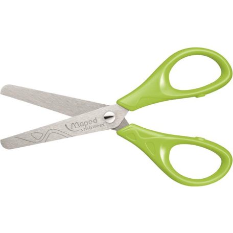 MAPED Olló, iskolai, 13 cm, MAPED "Essentials Pulse", vegyes színek