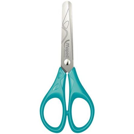 MAPED Olló display, iskolai, 13 cm, MAPED "Essentials Pulse", vegyes színek