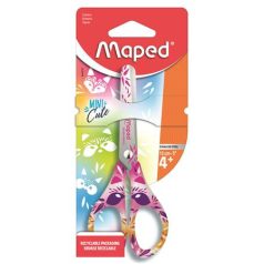   MAPED Olló, iskolai, 13 cm, MAPED "Mini Cute", vegyes színek