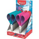 MAPED Olló display, iskolai, 13 cm, MAPED "Essentials Soft"