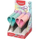 MAPED Olló display, iskolai, 13 cm, MAPED "Essentials Soft Pastel", pasztell színek