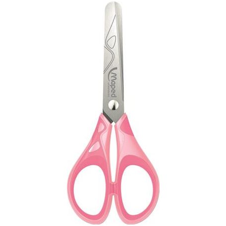 MAPED Olló display, iskolai, 13 cm, MAPED "Essentials Soft Pastel", pasztell színek