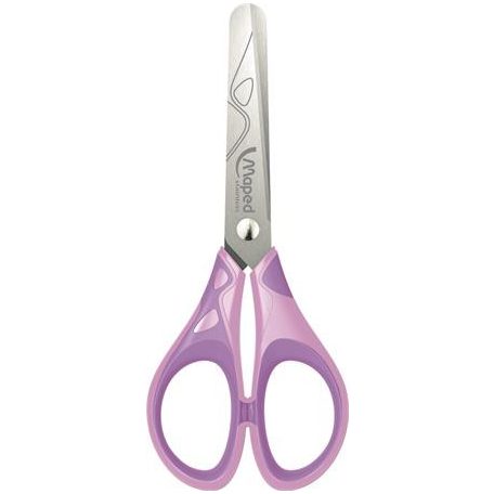 MAPED Olló display, iskolai, 13 cm, MAPED "Essentials Soft Pastel", pasztell színek