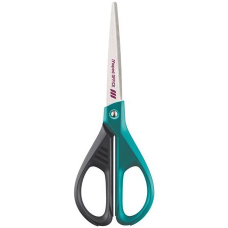 MAPED Olló, irodai, 17 cm, MAPED "Essentials Green Deco", vegyes színek