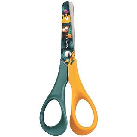 MAPED Olló, óvodai, 12 cm, MAPED "Jungle Fever Vivo", vegyes színek