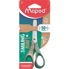   MAPED Olló, óvodai, 12 cm, FSC, MAPED "Smiling Planet Vivo"