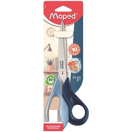 MAPED Olló, általános, 21 cm, MAPED „Multiuse Advanced Asym”, vegyes színek