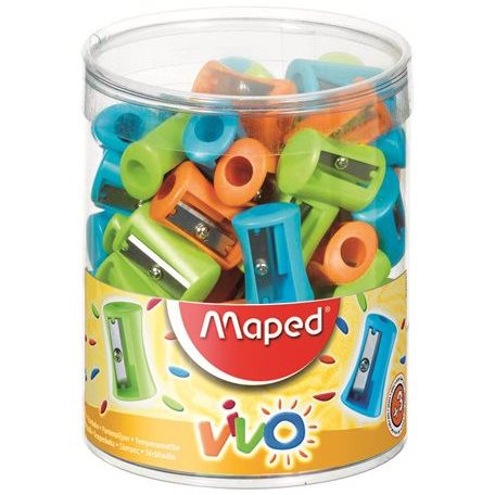 MAPED Hegyező display, egylyukú, MAPED "Vivo", vegyes színek