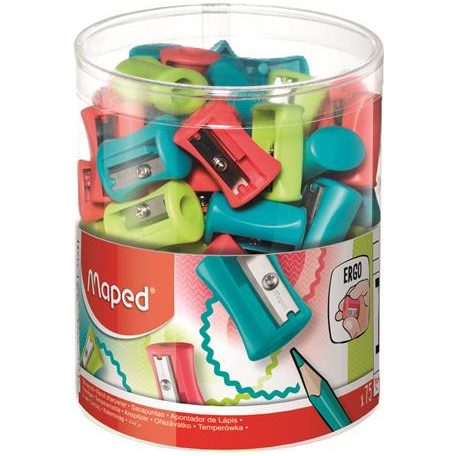 MAPED Hegyező display, egylyukú, MAPED "Vivo", vegyes színek