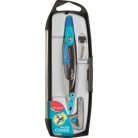 MAPED Körző készlet, 3 darabos, MAPED "Metal Open", vegyes színek