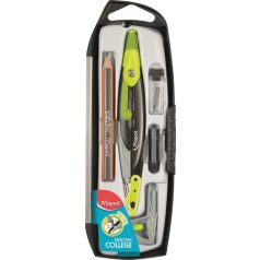   MAPED Körző készlet, 5 darabos, MAPED "Metal Open", vegyes színek