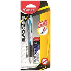   MAPED Nyomósirón, 0,5 mm, ajándék grafitbéllel, MAPED "Black'Peps", vegyes színek