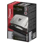 MAPED Lyukasztó, kétlyukú, 25 lap, fém, MAPED "Advanced", szürke