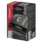 MAPED Lyukasztó, kétlyukú, 25 lap, fém, MAPED "Advanced", sötétbarna