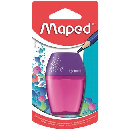 MAPED Hegyező, egylyukú, tartályos, MAPED "Shaker", vegyes színek