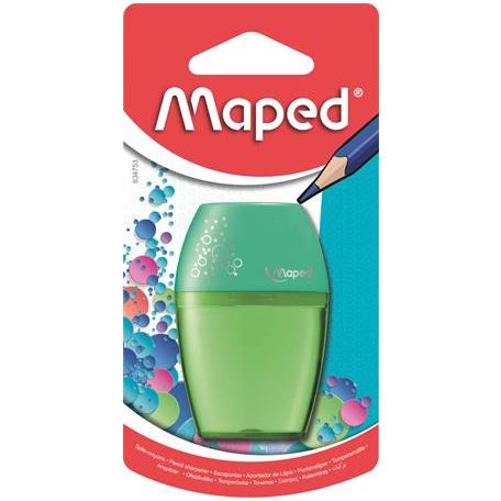 MAPED Hegyező, egylyukú, tartályos, MAPED "Shaker", vegyes színek