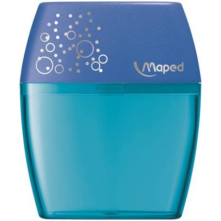 MAPED Hegyező, kétlyukú, tartályos, MAPED "Shaker", vegyes színek