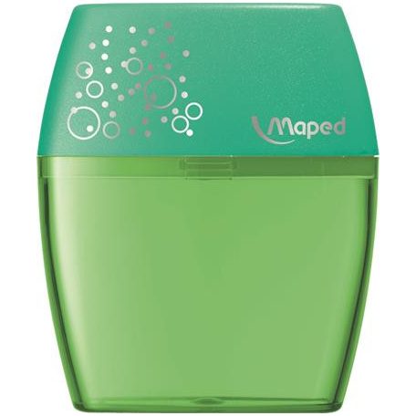 MAPED Hegyező, kétlyukú, tartályos, MAPED "Shaker", vegyes színek