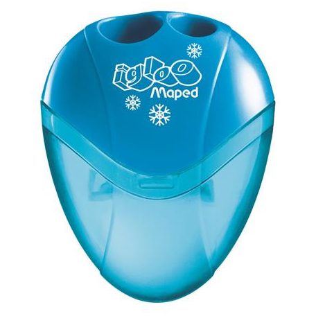 MAPED Hegyező, kétlyukú, tartályos, MAPED "I-Gloo", vegyes színek