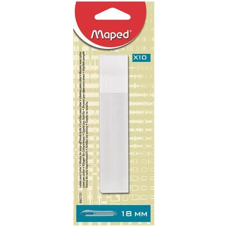 MAPED Pótkés 18 mm-es univerzális késhez, MAPED, 10 db/bliszter