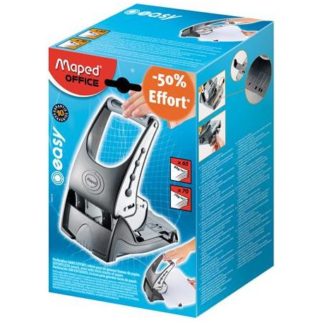 MAPED Lyukasztó, kétlyukú, 70 lap, MAPED "Easy Punch 70"