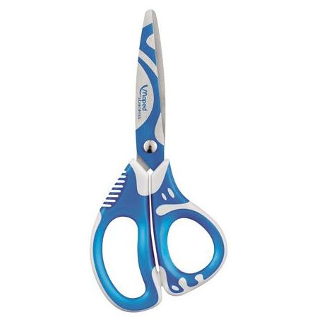 MAPED Olló, iskolai, 13 cm, MAPED "Zenoa Fit", vegyes színek