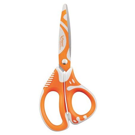 MAPED Olló, iskolai, 13 cm, MAPED "Zenoa Fit", vegyes színek