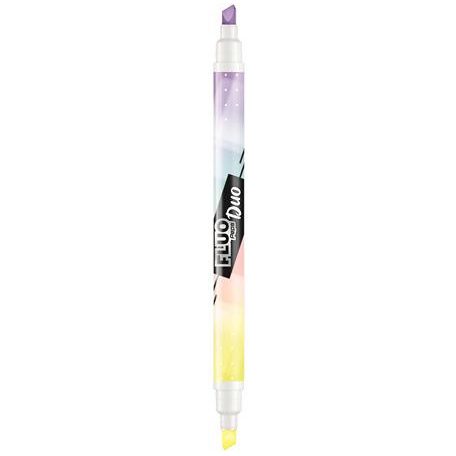 MAPED Szövegkiemelő készlet, 1-5 mm, kétvégű, MAPED "Fluo Peps Duo", 6 különböző pasztell szín