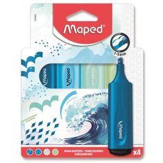   MAPED Szövegkiemelő készlet, 1-5 mm, MAPED "Fluo Peps Assorted", vegyes színek