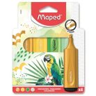 MAPED Szövegkiemelő készlet, 1-5 mm, MAPED "Fluo Peps Assorted", vegyes színek