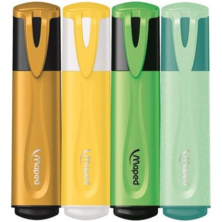 MAPED Szövegkiemelő készlet, 1-5 mm, MAPED "Fluo Peps Assorted", vegyes színek