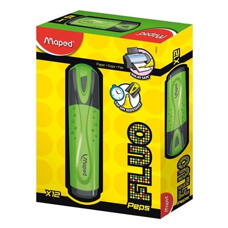 MAPED Szövegkiemelő, 1-5 mm, MAPED "Fluo Peps Classic", zöld
