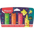 MAPED Szövegkiemelő készlet, 1-5 mm, MAPED "Pixel Party Mini", 4 különböző szín