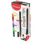 MAPED Tűfilc, 0,4 mm, MAPED "Graph'Peps", fekete