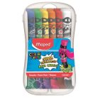 MAPED Tempera készlet, 12 darabos, műanyag dobozban, MAPED