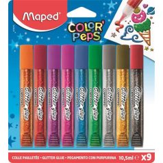   MAPED Csillámos ragasztó, MAPED "Color'Peps", 9 különböző szín
