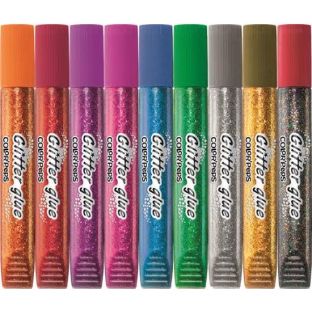 MAPED Csillámos ragasztó, MAPED "Color'Peps", 9 különböző szín