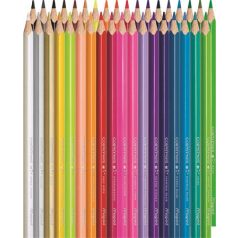   MAPED Színes ceruza készlet, háromszögletű, MAPED "Color'Peps Star", 36 különböző szín