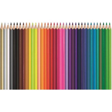 MAPED Színes ceruza készlet, háromszögletű, MAPED "Color'Peps Star", 36 különböző szín