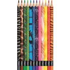 MAPED Színes ceruza készlet, háromszögletű, MAPED "Color'Peps Animal", 12 különböző szín